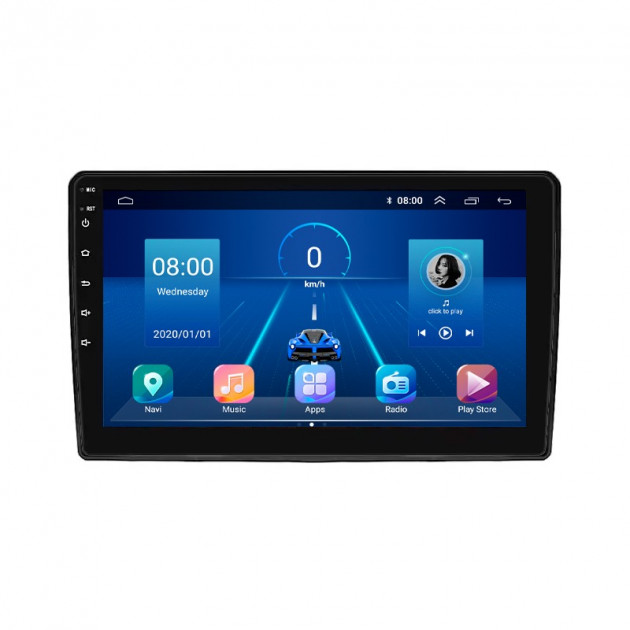 Штатная магнитола Lesko для Opel Antara I Рестайлинг 2010-2017 экран 9" 4/32Gb 4G Wi-Fi GPS Top