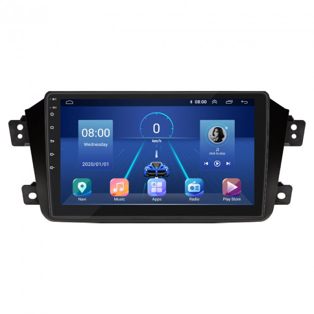 Штатная магнитола Lesko для Geely Emgrand X7 I 2011-2016 экран 9" 4/32Gb 4G Wi-Fi GPS Top