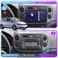 Штатная магнитола Lesko для Volkswagen Golf Plus I 2005-2009 экран 9" 2/32Gb Wi-Fi GPS Base