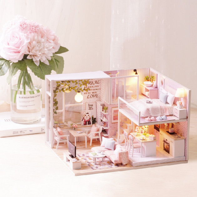 Кукольный дом конструктор DIY Cute Room L-022 Tranquil Life