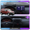 Штатная магнитола Lesko для Citroen Nemo I 2007-2017 экран 10" 4/64Gb CarPlay 4G Wi-Fi GPS Prime