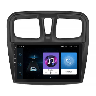 Штатная магнитола Lesko для Dacia Sandero II Рестайлинг ver 3 2016-2020 экран 10" 1/16Gb Wi-Fi GPS Base