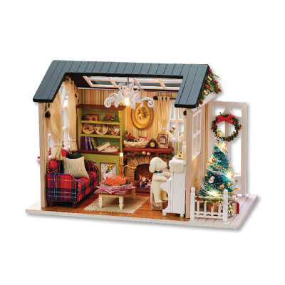 Кукольный дом конструктор DIY Cute Room 8009-A Время отдыха