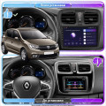 Штатная магнитола Lesko для Dacia Sandero II Рестайлинг ver 3 2016-2020 экран 10" 2/32Gb CarPlay 4G Wi-Fi GPS Prime