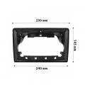 Переходная рамка Ford Transit 2018+ (4021) 10.1"
