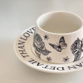 Сувенирный подарочный кофейный набор Nordic Miroson чашка+блюдце+подарочная коробка керамический White