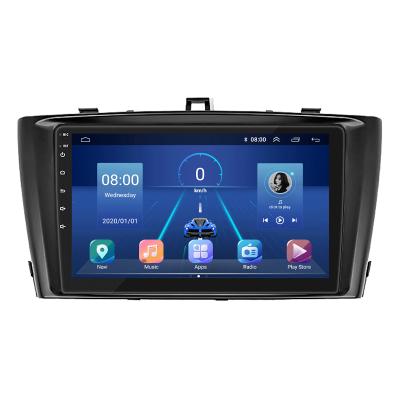 Штатная магнитола Lesko для Toyota Avensis III Рестайлинг 2011-2015 экран 9" 4/32Gb 4G Wi-Fi GPS Top