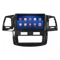 Штатная магнитола Lesko для Toyota Fortuner I 2005-2015 экран 9" 4/32Gb 4G Wi-Fi GPS Top