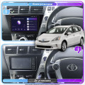 Штатная магнитола Lesko для Toyota Prius I (ZVW40/41) left wheel 2012-2017 экран 9" 4/32Gb 4G Wi-Fi GPS Top