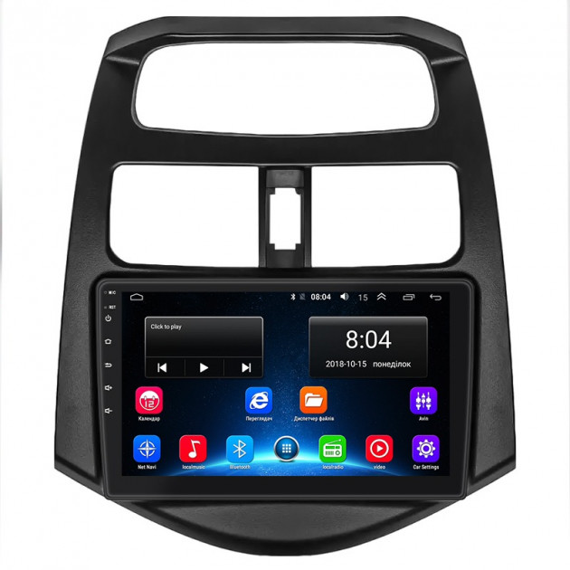 Штатная магнитола Lesko для Daewoo Matiz Creative M300 2009-2011 экран 9" 2/32Gb Wi-Fi GPS Base