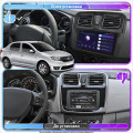 Штатная магнитола Lesko для Dacia Logan II 2012-2016 экран 9" 1/16Gb Wi-Fi GPS Base