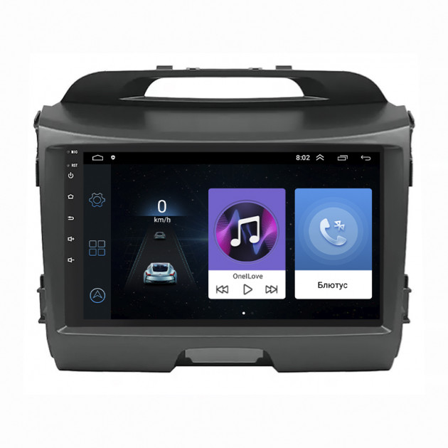Штатная магнитола Lesko для Kia Sportage III 2010-2014 экран 9" 1/16Gb Wi-Fi GPS Base
