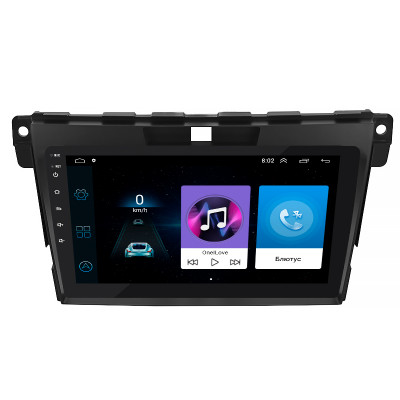 Штатная магнитола Lesko для Mazda CX-7 I Рестайлинг 2009-2012 экран 9" 1/16Gb Wi-Fi GPS Base