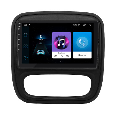 Штатная магнитола Lesko для Renault Trafic III 2014-2021 экран 9" 1/16Gb Wi-Fi GPS Base