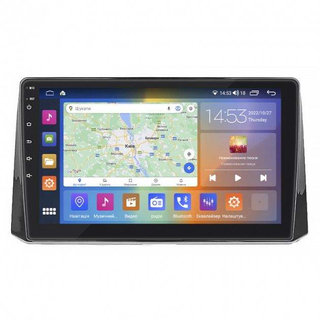 Штатная магнитола Lesko для Toyota Corolla XII (E210) 2018-н.в. экран 10" 2/32Gb CarPlay 4G Wi-Fi GPS Prime