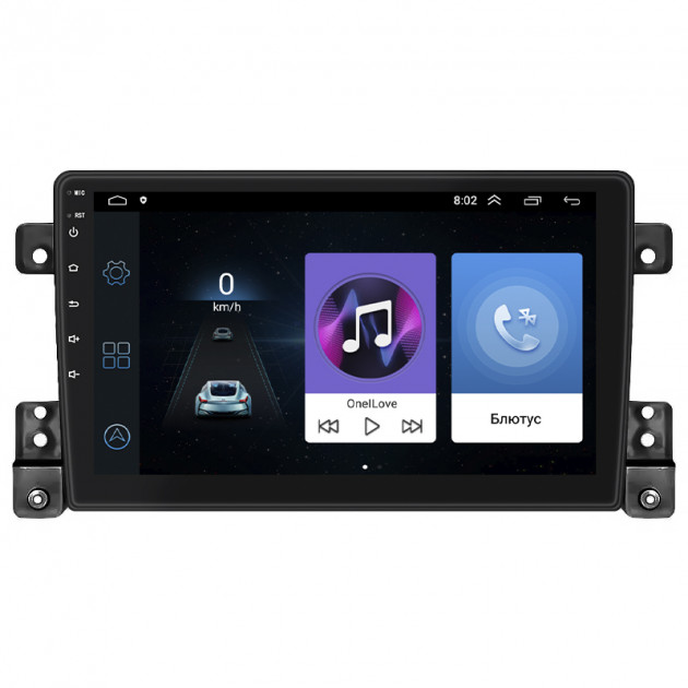 Штатная магнитола Lesko для Suzuki Grand Vitara III 2005-2008 экран 9" 1/16Gb Wi-Fi GPS Base