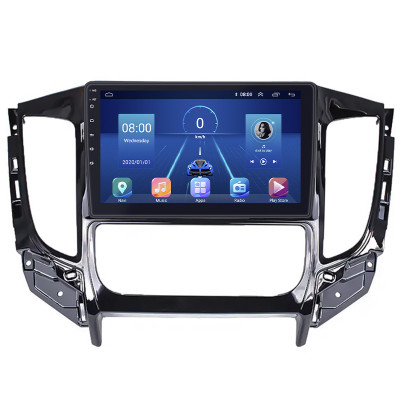 Штатная магнитола Lesko для Mitsubishi Pajero Sport III ver. 2 2015-2019 экран 9" 4/32Gb 4G Wi-Fi GPS Top