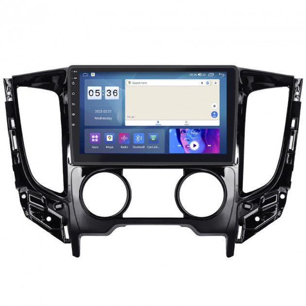 Штатная магнитола Lesko для Mitsubishi Pajero Sport III ver.1 2015-2019 экран 9" 2/32Gb CarPlay 4G Wi-Fi GPS Prime