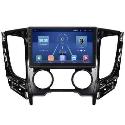 Штатная магнитола Lesko для Mitsubishi Pajero Sport III ver.1 2015-2019 экран 9" 6/128Gb 4G Wi-Fi GPS Top