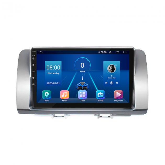 Штатная магнитола Lesko для Daihatsu Materia  2006-2013 экран 9" 6/128Gb 4G Wi-Fi GPS Top