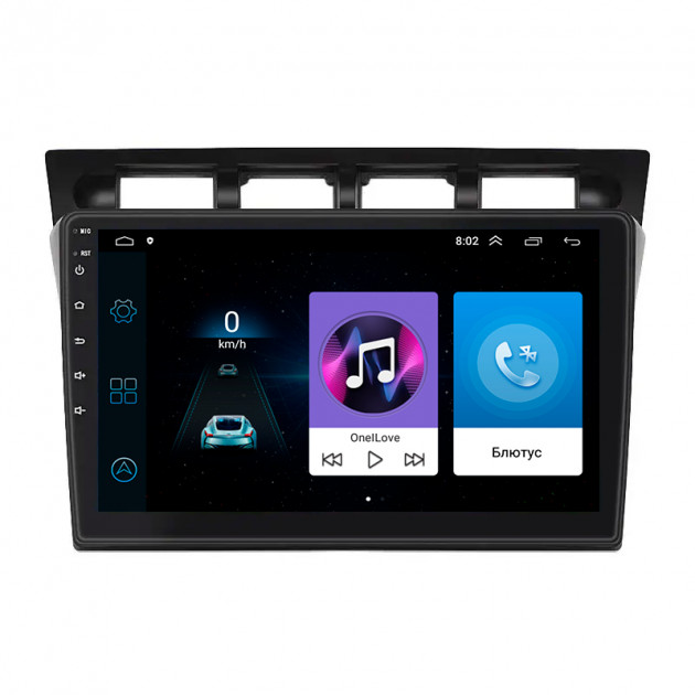 Штатная магнитола Lesko для Kia Picanto I 2004-2007 экран 9" 1/16Gb Wi-Fi GPS Base