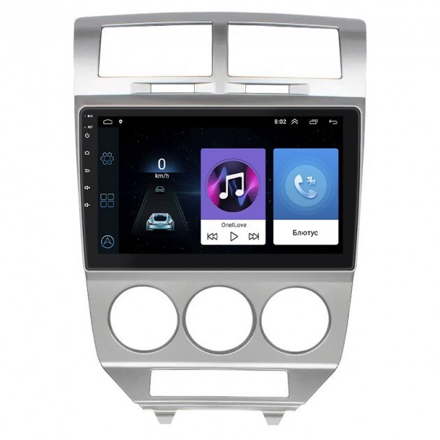 Штатная магнитола Lesko для Dodge Caliber I 2006-2009 экран 10" 1/16Gb Wi-Fi GPS Base