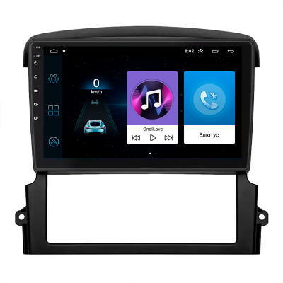 Штатная магнитола Lesko для Kia Sorento I Рестайлинг 2006-2011 экран 9" 1/16Gb Wi-Fi GPS Base