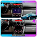 Штатная магнитола Lesko для Mazda 6 I (GG) Рестайлинг 2005-2008 экран 9" 1/16Gb Wi-Fi GPS Base