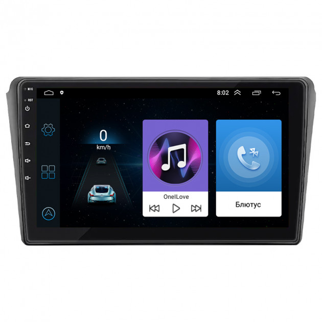 Штатная магнитола Lesko для Toyota Avensis II Рестайлинг 2006-2009 экран 9" 1/16Gb Wi-Fi GPS Base