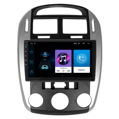 Штатная магнитола Lesko для Kia Cerato I Рестайлинг 2006-2009 экран 9" 1/16Gb Wi-Fi GPS Base