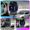 Штатная магнитола Lesko для Kia Cerato I Рестайлинг 2006-2009 экран 9" 1/16Gb Wi-Fi GPS Base