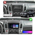 Штатная магнитола Lesko для Mitsubishi Pajero Sport II Рестайлинг 2013-2016 экран 9" 1/16Gb Wi-Fi GPS Base