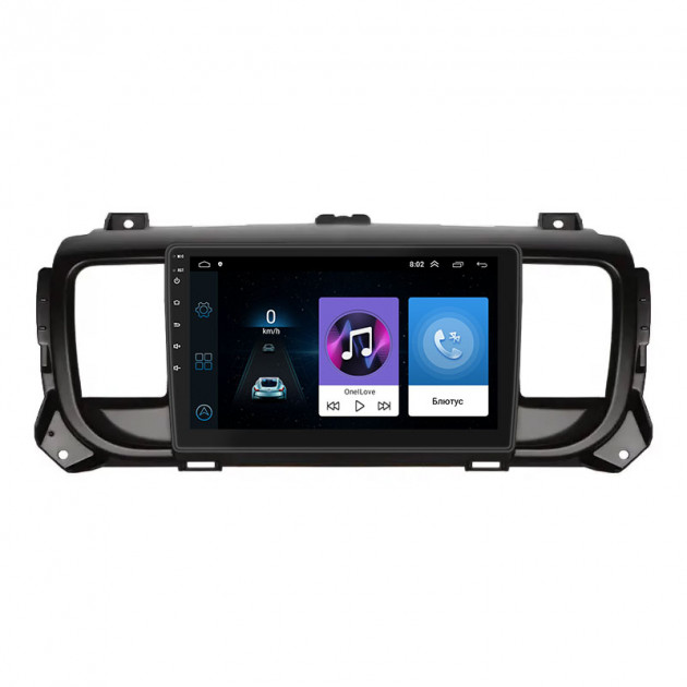 Штатная магнитола Lesko для Citroen SpaceTourer I 2016-н.в. экран 9" 1/16Gb Wi-Fi GPS Base