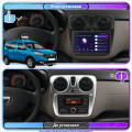 Штатная магнитола Lesko для Dacia Dokker I Рестайлинг ver 2 2017-н.в экран 9" 1/16Gb Wi-Fi GPS Base