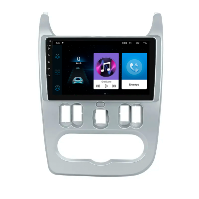 Штатная магнитола Lesko для Dacia Sandero I 2007-2012 экран 9" 1/16Gb Wi-Fi GPS Base