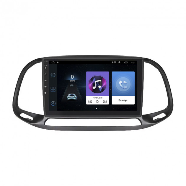 Штатная магнитола Lesko для Fiat Doblo II Рестайлинг 2015-н.в. экран 9" 1/16Gb Wi-Fi GPS Base