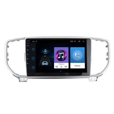 Штатная магнитола Lesko для Kia Sportage IV ver 2 2016-2018 экран 9" 1/16Gb Wi-Fi GPS Base