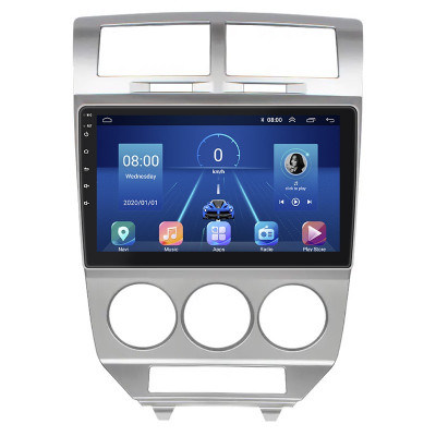 Штатная магнитола Lesko для Dodge Caliber I 2006-2009 экран 10" 6/128Gb 4G Wi-Fi GPS Top