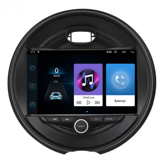 Штатная магнитола Lesko для MINI Clubman II Рестайлинг 2019-н.в. экран 9" 1/16Gb Wi-Fi GPS Base