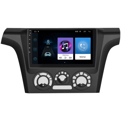 Штатная магнитола Lesko для Mitsubishi Outlander Left wheel 2003-2006 экран 9" 1/16Gb Wi-Fi GPS Base