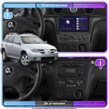 Штатная магнитола Lesko для Mitsubishi Outlander Left wheel 2003-2006 экран 9" 1/16Gb Wi-Fi GPS Base