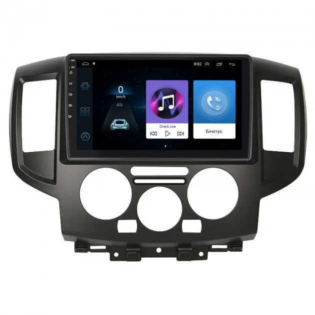 Штатная магнитола Lesko для Nissan NV200  2009-н.в. экран 9" 1/16Gb Wi-Fi GPS Base
