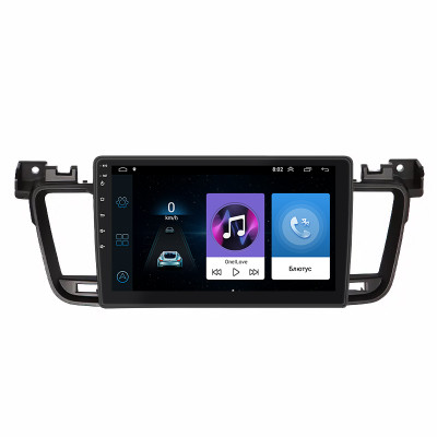 Штатная магнитола Lesko для Peugeot 508 I 2011-2014 экран 9" 1/16Gb Wi-Fi GPS Base