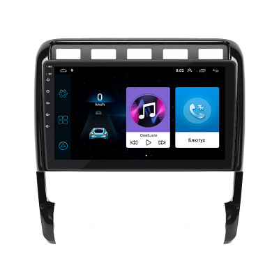Штатная магнитола Lesko для Porsche Cayenne I Рестайлинг (957) 2007-2010 экран 9" 1/16Gb Wi-Fi GPS Base