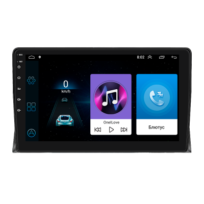 Штатная магнитола Lesko для Volkswagen Multivan T5 Рестайлинг 2009-2015 экран 9" 1/16Gb Wi-Fi GPS Base