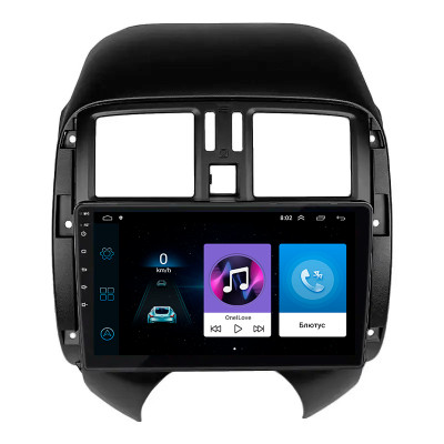 Штатная магнитола Lesko для Nissan Almera III (G15) 2012-2018 экран 9" 1/16Gb Wi-Fi GPS Base