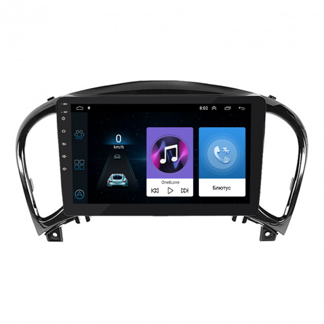 Штатная магнитола Lesko для Nissan Juke I 2010-2014 экран 9" 1/16Gb Wi-Fi GPS Base
