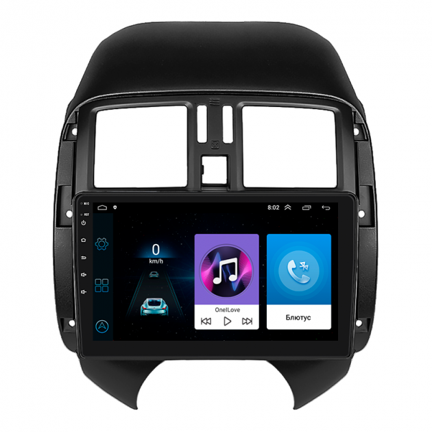 Штатная магнитола Lesko для Nissan Latio I (N17) Рестайлинг 2014-2016 экран 9" 1/16Gb Wi-Fi GPS Base