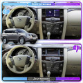 Штатная магнитола Lesko для Nissan Patrol VI (Y62) Рестайлинг 2014-н.в. экран 9" 1/16Gb Wi-Fi GPS Base