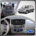 Штатная магнитола Lesko для Nissan Versa I 2006-2012 экран 9" 1/16Gb Wi-Fi GPS Base
